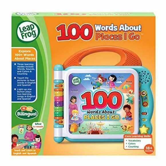 LeapFrog 100 Words About Places I Go Book NWT🆕 😮‍💨⚡🚚 - Picture 4 of 14